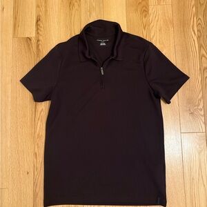 Perry Ellis Men's Dark Brown Polo Shirt